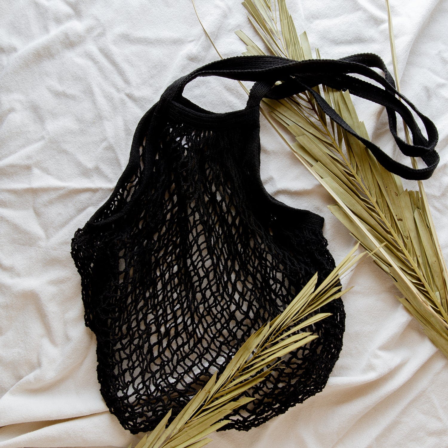 Organic Cotton String Freezer Bag - Zero Waste Mesh Bag to Organize Freezer - Image 3