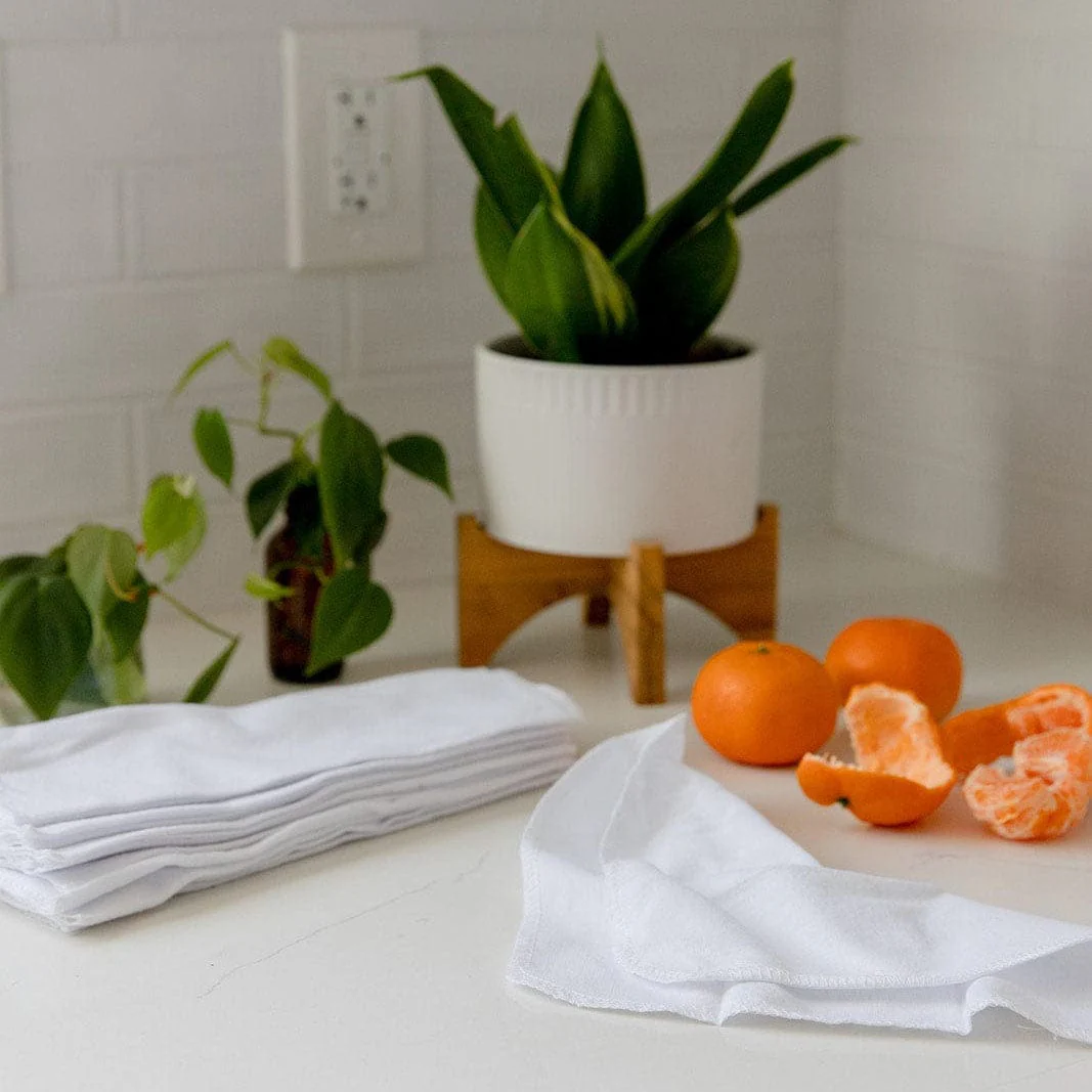Reusable Paper Towels - 100% Organic Cotton, 12 or 24 Pack - Image 13